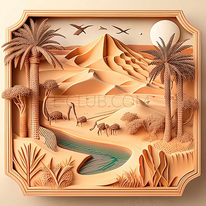 Liwa Oasis in the United Arab Emirates